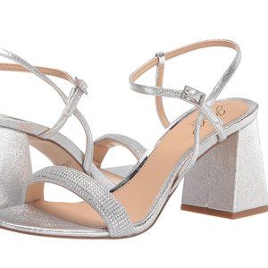 Jewel by Badgley Mischka Silver Heels